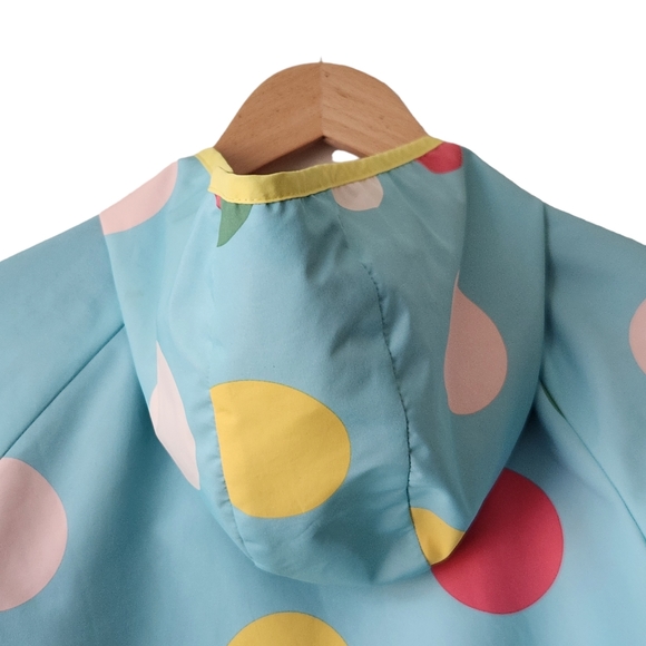 CLEARANCE Matilda Jane Raincoat Polka Dot Vinyl and Cotton with Hood Size 8 - Picture 5 of 16